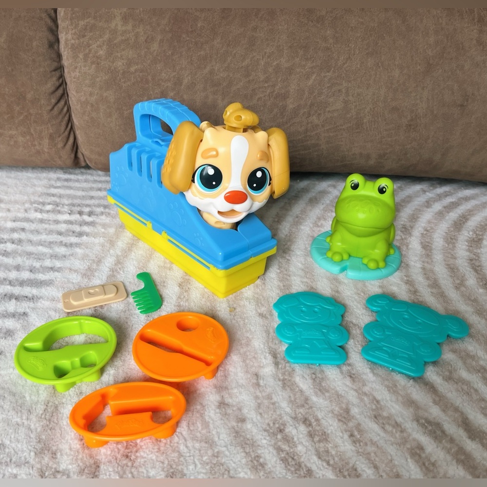 ✨2 for 10$✨ Puppy and Frog Animal Play Doh Playsets and Accessories - Kids Toys